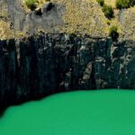Kimberley - Big Hole Pit Lake in South Africa
