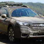 Outback Vehicle - The subaruna is parked in the mud